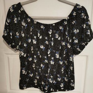 Floral Off The Shoulder Top